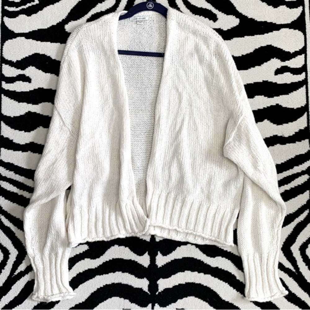 American Eagle SLOUCHY Boyfriend Open Front Cardigan - Picture 2 of 8